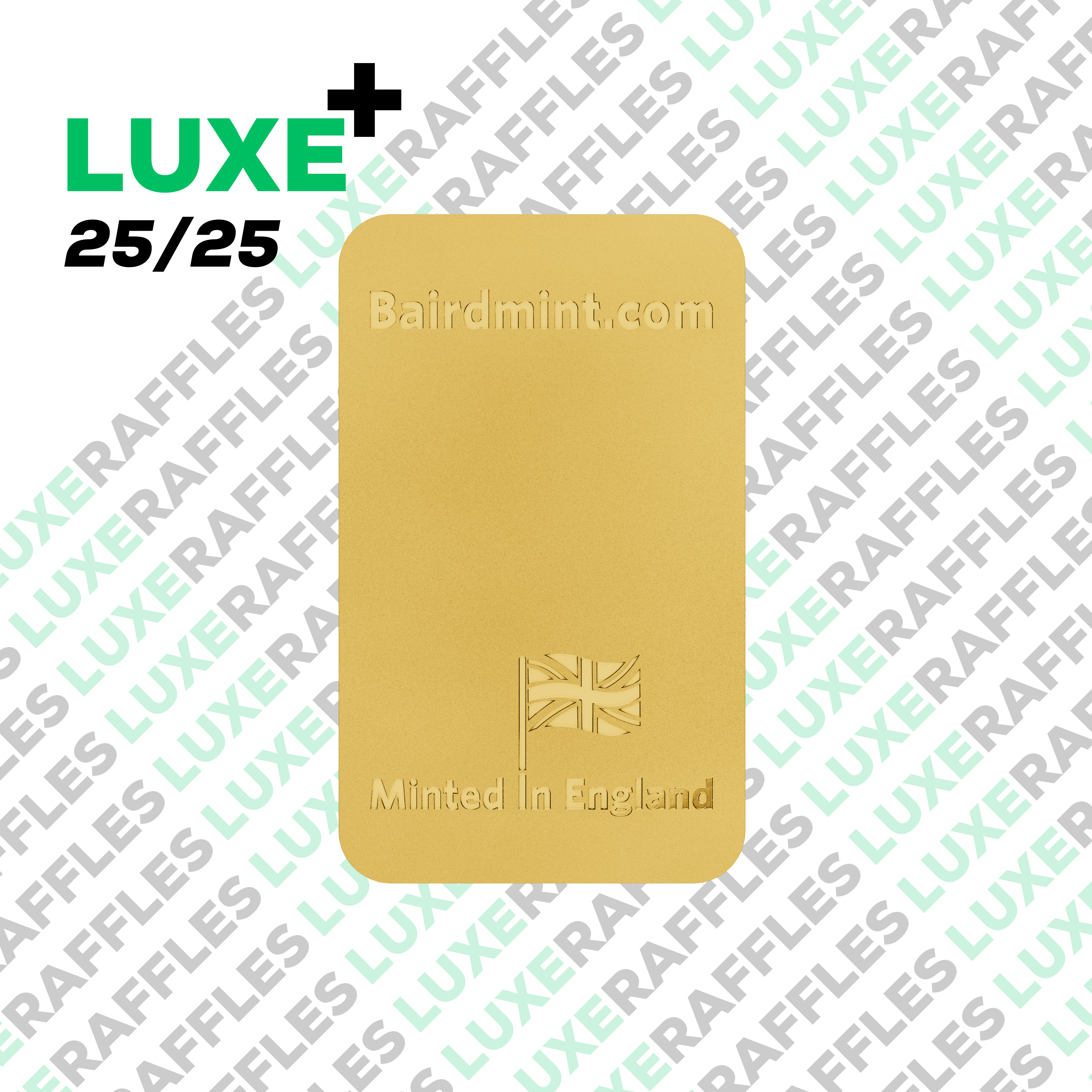 WIN THIS 2.5g BAIRD & CO. MINTED GOLD BAR 999.9